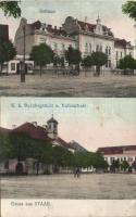 Stod with school and town hall