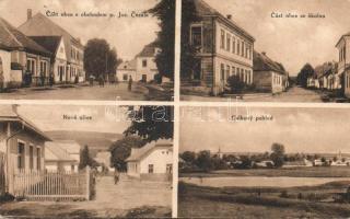 Vojnuv Mestec with the shop of Josef Cesal (EB)