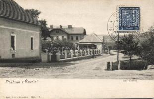 Revnice road to the railway station