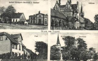 Toporów with post office and Robert Knispel´s brewery and guesthouse