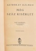 Sztrókay Kálmán 2 műve: Száz kísérlet.; Még száz kísérlet. Say Kornél közreműködésével és rajzaival....