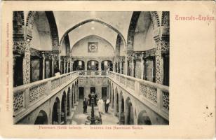 1915 Trencsénteplic, Trencianske Teplice; Hammam fürdő, belső. Hermann Seibt kiadása / spa, bath, interior (EK)