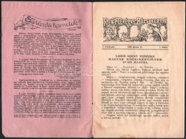 1928 Szent Terézke Rózsakertje. I. évf. 1. füzet. 1928. május 17. Bp., 1928, Kármelita rendház (&quo...