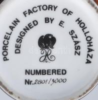 Hollóházi Szász Endre Forma-1 Váza (1986 First Hungarian Grand Prix Hungaroring) Gyűjtői darab!!! m:...