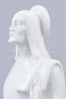 Herendi kisplasztika - Feltámadott Jézus. Biszkvit és mázas porcelán, cca 1940-1944, terv.: Lőrincz ...