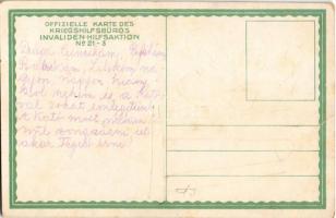 Landsturmmann Ausser Dienst. Offizielle Karte des Kriegshilfsbüros Invaliden-Hilfsaktion Nr. 21-3. /...