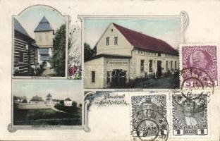 Slavonov with butcher and pub of Frantisek Effenberg