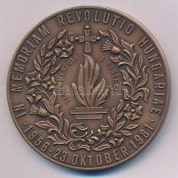 1981. "Pro Libertate Hungariae / In memoriam Revolutio Hungariae 1956. 23. október 1981" e...