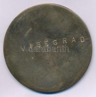 1970. "Szent István 970 / Visegrád" bronz emlékérem (66mm) T:UNC