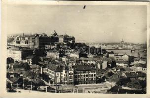 1942 Budapest I. Tabán, Királyi vár. photo (fl)