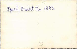 1943 Budapest V. Eskü tér, Erzsébet királyné szobor (Sissi). photo