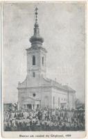 Gyegyesény, Ghighiseni (Bihar, Bihor); Biserica ort. romana, 1929 / Ortodox román templom / Romanian Orthodox church (EB)