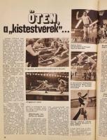 1978 A Népstadion huszonöt éve, fekete-fehér fotókkal, kissé sérült, 32 p