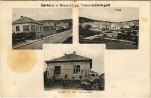 Budapest XII. Németvölgyi Tisztviselőtelep, telep, utca, Deutsch A. fűszerkereskedése, üzlete (fl)