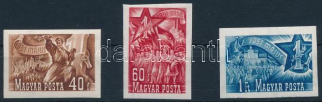 1951 Május 1. (II.) vágott sor (9.000)