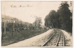 Boksán-forrás, Bocsa-Izvor (Németbogsán, Boksánbánya); Vasútállomás / railway station / Gara. Fotograf J. Dreher photo (fl)