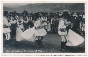 1939 Egeres, Aghiresu (Kolozs, Cluj); Joc si port in regiunea Sorecani / néptánc, népi mulatság / folk dance, festival (EK)