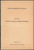 Török Klára: Szerves és műanyag kémiai ismeretek. Restaurátorképzés jegyzetei. Bp., 1991, Magyar Nemzeti Múzeum, 66 p. Kiadói tűzött papírkötés.