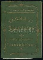 1903 Budapest, a Budapest Székesfővárosi Takarékszövetkezet "16 éves évtársulat" tagsági igazolványa kitöltve, külön befizetési igazolásokkal, szép állapotban