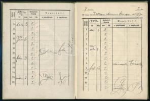 1903 Budapest, a Budapest Székesfővárosi Takarékszövetkezet "16 éves évtársulat" tagsági i...