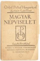 Horváth Jenő: Magyar népviselet. Orbis Pictus Hungaricus. Szerk.: Czakó Elemér. Bp., Magyar Vöröskereszt, 14 t. A rajzok hátoldalán a tájegységek viseletének leírásával. 1. Hortobágyi csikós cifra szűrben, 2. Nagykún asszony kisbundában, 3. Nagykún férfi subában, 4. Kalotaszegi legény, 5. Kalotaszegi leány, 6. Palóc legény, 7. Palóc menyecske, 8. Matyó menyecske, 9. Mezőkövesdi legény, 10. Székely legény, 11. Székely leány, 12. Toroczkói férfi, 13. Toroczkói leány, 14. Sárközi menyecske. Kihajtható leporelló, színezett táblákkal, hiányos borítóval, 14x9 cm