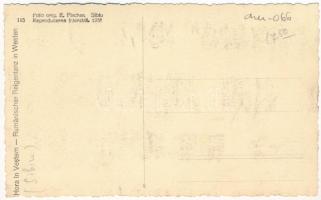 Vesztény, Vestem, Westen (Szeben); Hora / Rumänischer Reigentanz / Roamian folk dance. Foto orig. J....