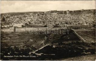 Jerusalem, from the Mount Olives