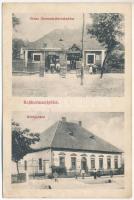 1917 Kajászó, Kajászószentpéter (Martonvásár); Községháza, Grosz Hermann üzlete (EB)