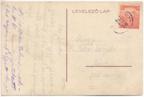 1917 Kajászó, Kajászószentpéter (Martonvásár); Községháza, Grosz Hermann üzlete (EB)