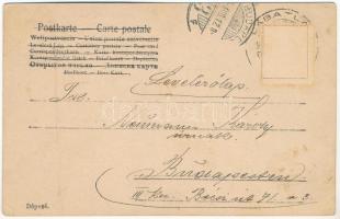 1905 Lábatlan, Református székesegyház, Eisenstädter Ignác, Breuer Zsigmond üzlete és saját kiadása ...