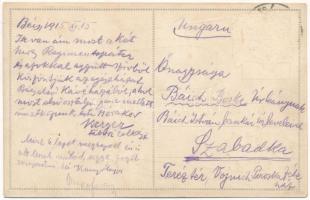 1915 Graben Kaffee Wien / café interior in Vienna, Wiener Werkstätte style art postcard (Rb)