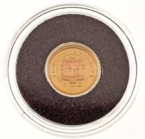 Andorra 2012. 1D Au "Milói Vénusz", "A világ legkisebb arany érméi" tanúsítvánny...