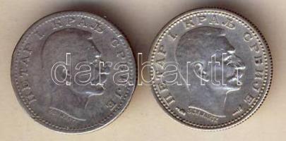 Szerbia 1904. 50p Ag T:3 ph + 1915. 50p Ag T:2