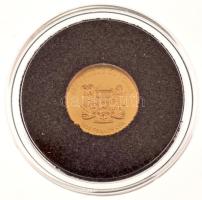 Csád 2016. "IV. Károly", "A világ legkisebb arany érméi" tanúsítvánnyal (0,5g/0....