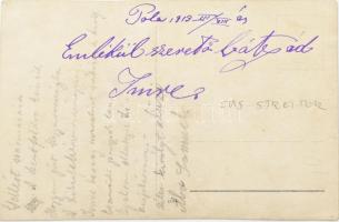 1919 Az osztrák-magyar haditengerészet S.M.S. Streiter Huszár osztályú rombolóján szolgált magyar ma...