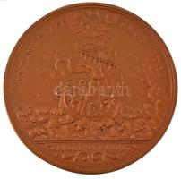 Ausztria 1914. "VI. Károly német-római császár 1738-as 40 Dukátos Szent György érmének hivatalo...