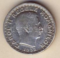 Románia 1932. 100L Ag II.Károly T:3 ü. ph.