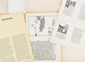 Székely András: Kós Károly. Bp., 1979, Corvina (Offset-ny.), 12 p.+12 t. Kós Károly grafikai munkáss...