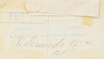 1934 A román labdarúgó válogatott tagjai a Balcaniada játékokon, ahol 3. helyezést értek el. Ciolac,...