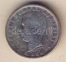 Románia 1906. 1L Ag "Jubileum" T:3 apró ph