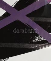 Nádler István (1938-): 2021 (cím nélkül). Szitanyomat, papír, jelzett, számozott (28/30). 60x40 cm. ...