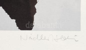 Nádler István (1938-): 2021 (cím nélkül). Szitanyomat, papír, jelzett, számozott (28/30). 60x40 cm. ...