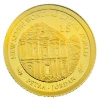 Salamon Szigetek 2013. 1$ Au "A világ 7 új csodája - Petra", "A világ legkisebb arany...
