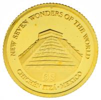 Salamon Szigetek 2013. 1$ Au "A világ 7 új csodája - Chichén-Itzá", "A világ legkiseb...