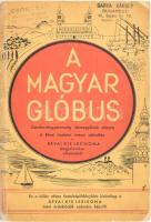 cca 1930-1940 A magyar glóbus. Csonka-Magyarország vármegyéinek atlasza. A Révai Irodalmi Intézet ajándéka a Révai Kis Lexikona megjelenése alkalmából. Bp., é.n., Révai, 4 p. + 7 t. Kiadói papírkötés, a borító sarkain kis hiánnyal, javított gerinccel, a borítón bélyegzésekkel.