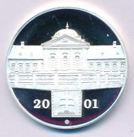Szlovákia 2001. "Rudolf Schuster elnök" ezüstözött fém emlékérem. Szign.: Novotny (40mm) T...