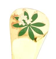 1975 Ezüst(Ag) Georg Jensen dán dísz kanál, jelzett, h: 14 cm, nettó: 43,2, g Aranyozott, hibátlan