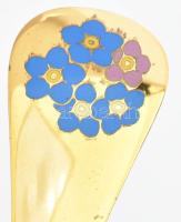 1983 Ezüst (Ag) Georg Jensen dán dísz villa , jelzett, h: 14 cm, nettó: 40, g Aranyozott, hibátlan