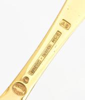 1983 Ezüst (Ag) Georg Jensen dán dísz villa , jelzett, h: 14 cm, nettó: 40, g Aranyozott, hibátlan