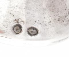 Ezüst(Ag) serleg, jelzett, m: 12,5 cm, kis horpadással, nettó: 56 g
